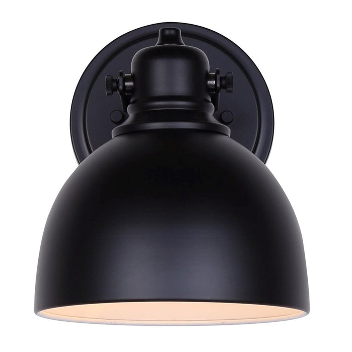 Canarm Polo 1 Light 8" Sconce, Black