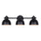 Canarm Polo 3 Light 25" Vanity, Black