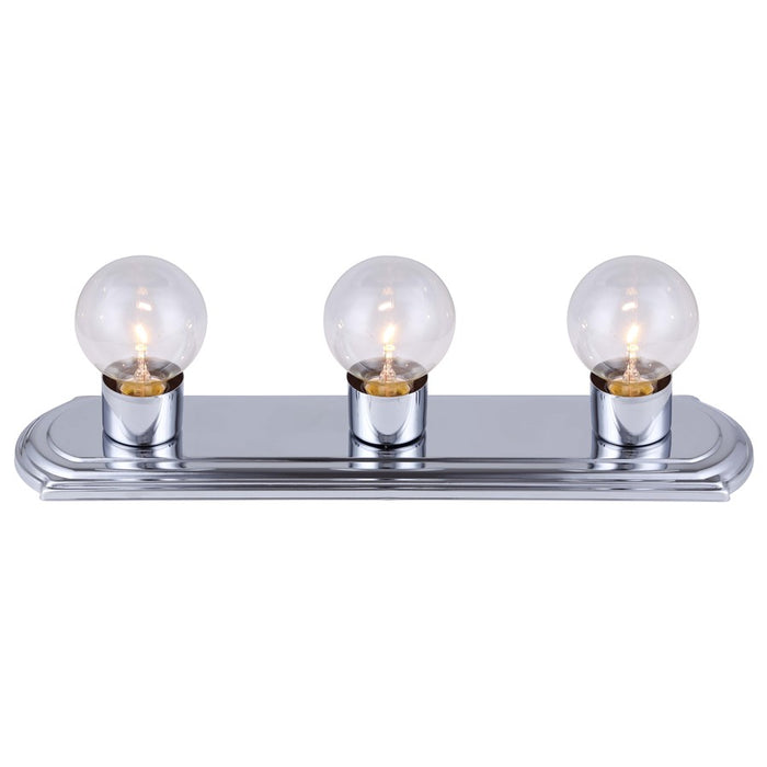 Canarm Bathroom Strip 3 Light 18" Vanity, chrome - IVLBS1307