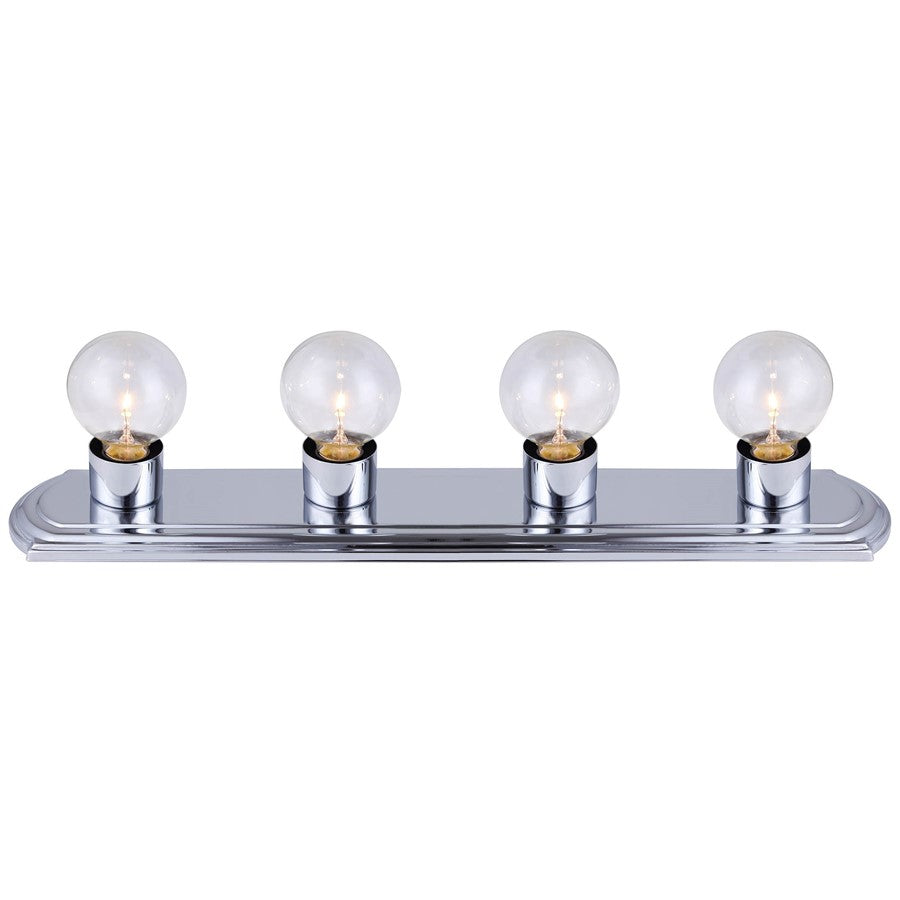 Canarm Bathroom Strip 4 Light 24" Vanity, Chrome - IVLBS1407