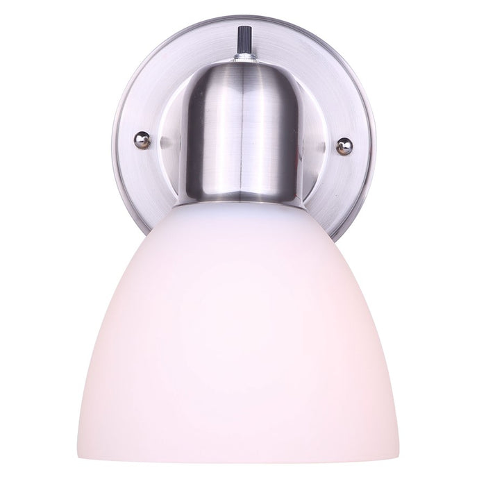 Canarm Madison 1 Light 5.75" Sconce, Brushed Nickel