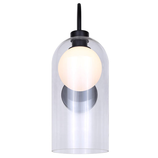 Canarm Pelia 1 Light Sconce, Black