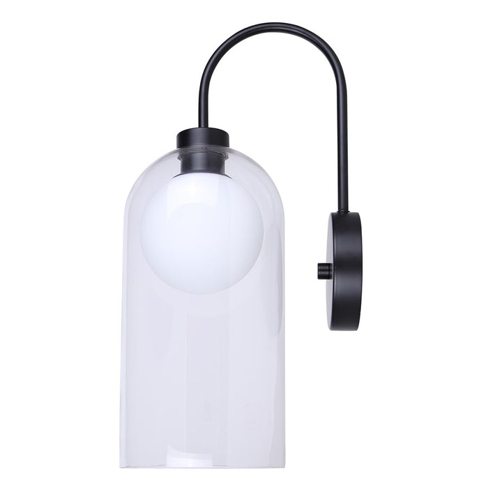 Canarm Pelia 1 Light Sconce, Black