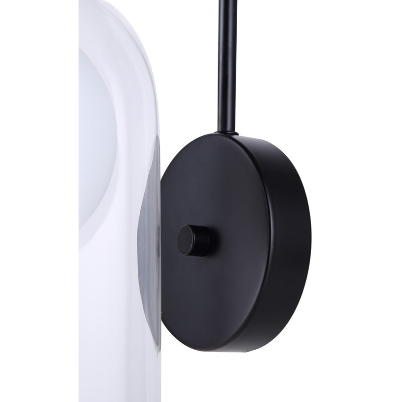 Canarm Pelia 1 Light Sconce, Black