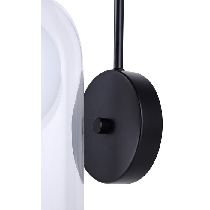 Canarm Pelia 1 Light Sconce, Black