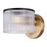 Canarm Jenner 1 Light Sconce, Matte Black/Gold