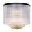 Canarm Jenner 1 Light Sconce, Matte Black/Gold