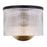 Canarm Jenner 1 Light Sconce, Matte Black/Gold