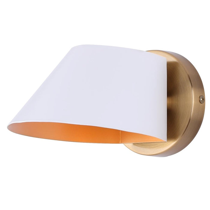 Canarm Daxton 1 Light Sconce, Gold - IWF1146A01WHG