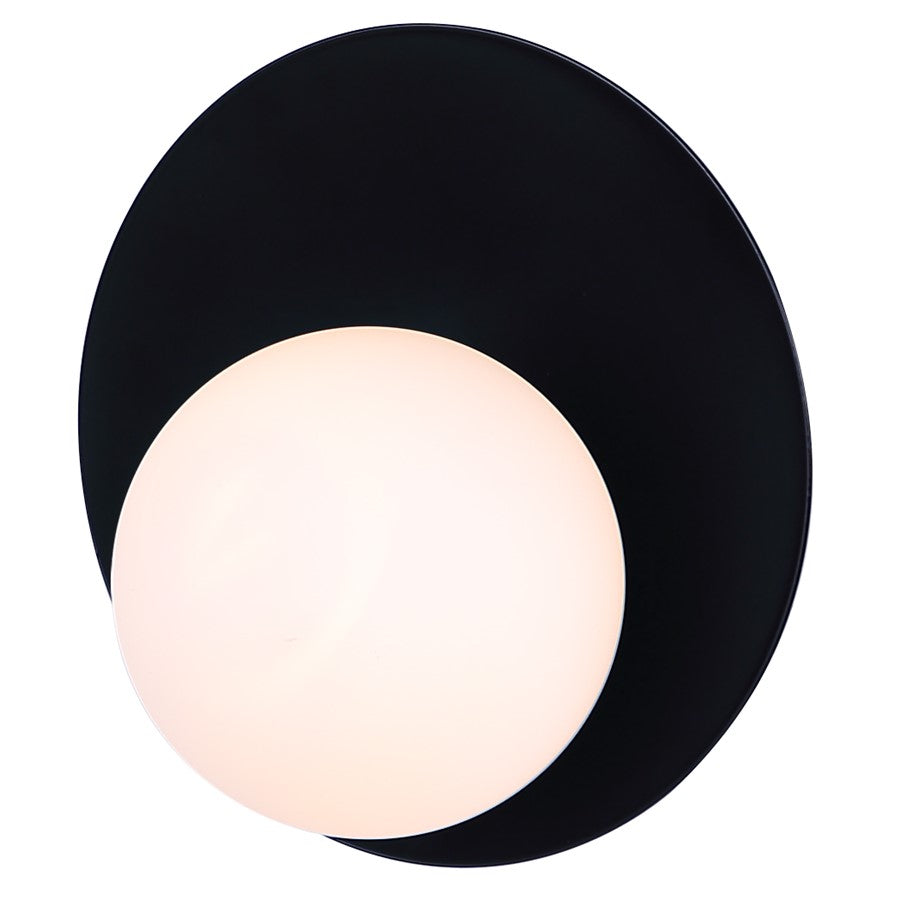 Canarm Mesa 1 Light Sconce, White - IWF2188B01BK9