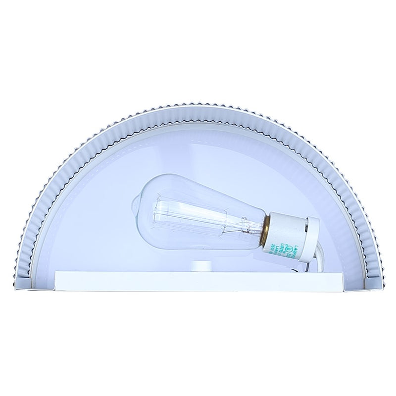 Canarm Scarlett 12in 1-Light Wall Sconce | Painted Gold and Ribbed Gold Drum Shade | Hallway & Living Room | W 12 x D 6 x H 5 in | Model IWL1208A12PGD