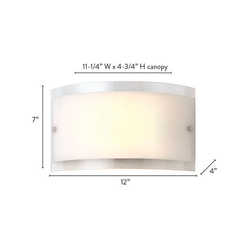 Canarm Logan 1 Light 4" Sconce, Chrome