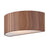 Canarm Dexter 1 Light Sconce, Matte Black/Faux Wood