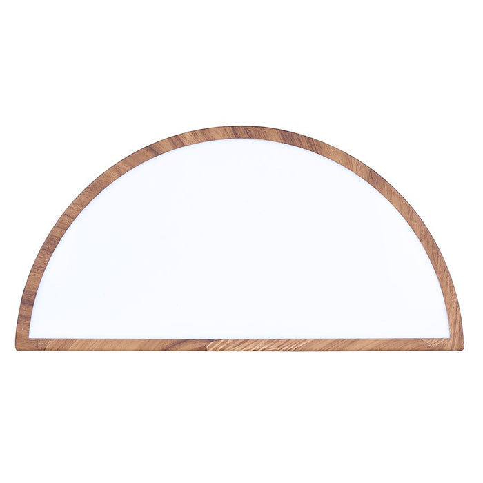 Canarm Dexter 1 Light Sconce, Matte Black/Faux Wood