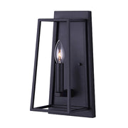 Canarm Wexford 13in 1-Light Wall Sconce | Modern Brushed Nickel Metal | Hallway & Bedroom Accent | 6.5 x 5.5 x 13 in | Model IWL763A01BK
