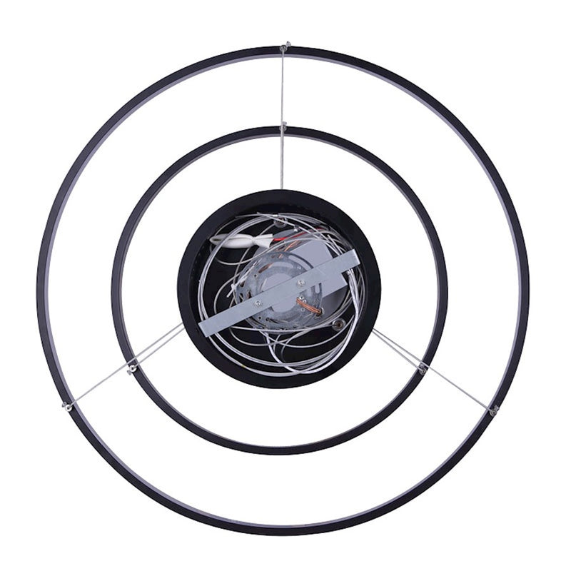 Canarm Lexie 24in LED Chandelier | Oil Rubbed Bronze and Acrylic | Dining Room & Living Room | 24 x 24 x 16 in, 3020 Lumens | Model LCH128A24BK
