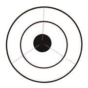 Canarm Lexie 24in LED Chandelier | Oil Rubbed Bronze and Acrylic | Dining Room & Living Room | 24 x 24 x 16 in, 3020 Lumens | Model LCH128A24BK