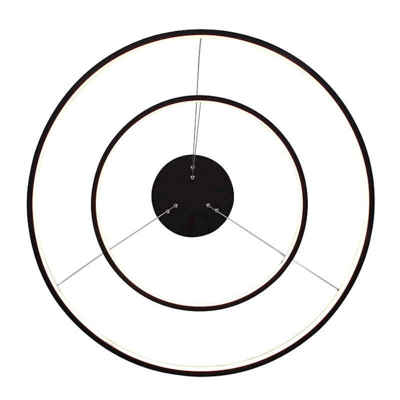 Canarm Lexie 24in LED Chandelier | Oil Rubbed Bronze and Acrylic | Dining Room & Living Room | 24 x 24 x 16 in, 3020 Lumens | Model LCH128A24BK