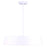 Canarm Adira 1 Light LED 22" Chandelier, White