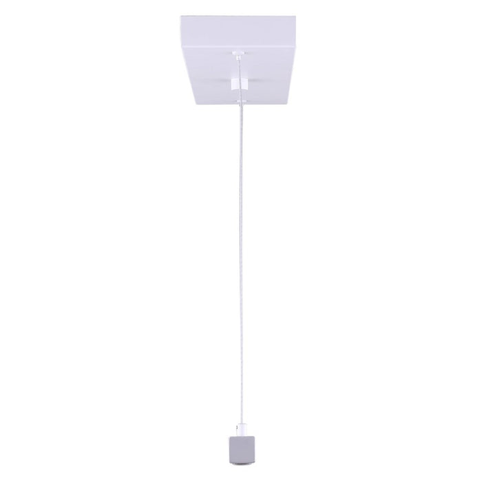 Canarm Maxton 1 Light 36" Chandelier, White