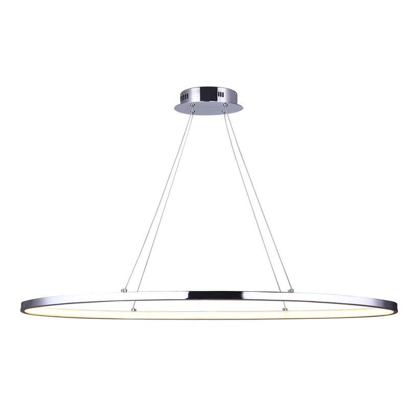 Canarm Laila 1 Light 37" Chandelier, Chrome