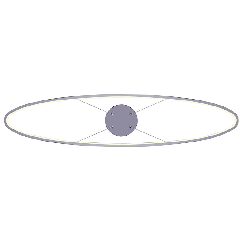 Canarm Laila 37in 1-Light Chandelier | Modern Chrome Metal | Dining Room & Open Spaces | 37 x 8 x 16 in | Model LCH193A37CH