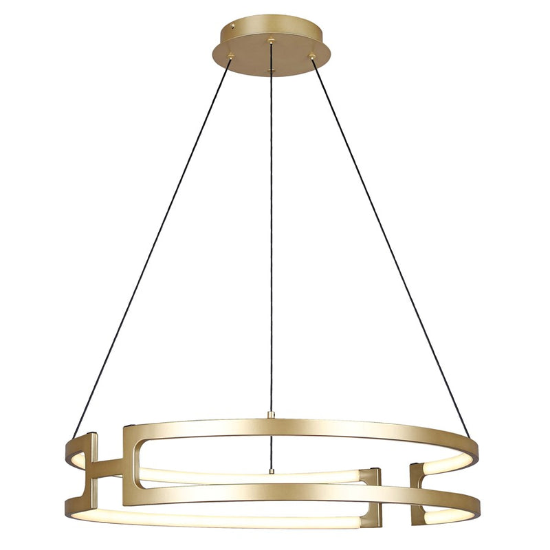 Canarm Bettony 1 Light 24" Chandelier, Gold