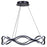 Canarm Castra 3 Light LED 23" Chandelier, Black