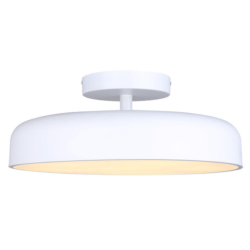 Canarm Zaria 1 Light 18.25" Chandelier, White