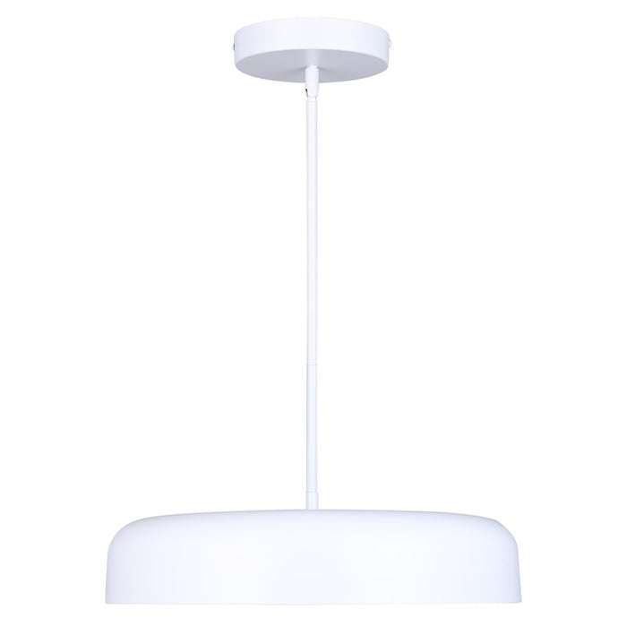 Canarm Zaria 1 Light 18.25" Chandelier, White