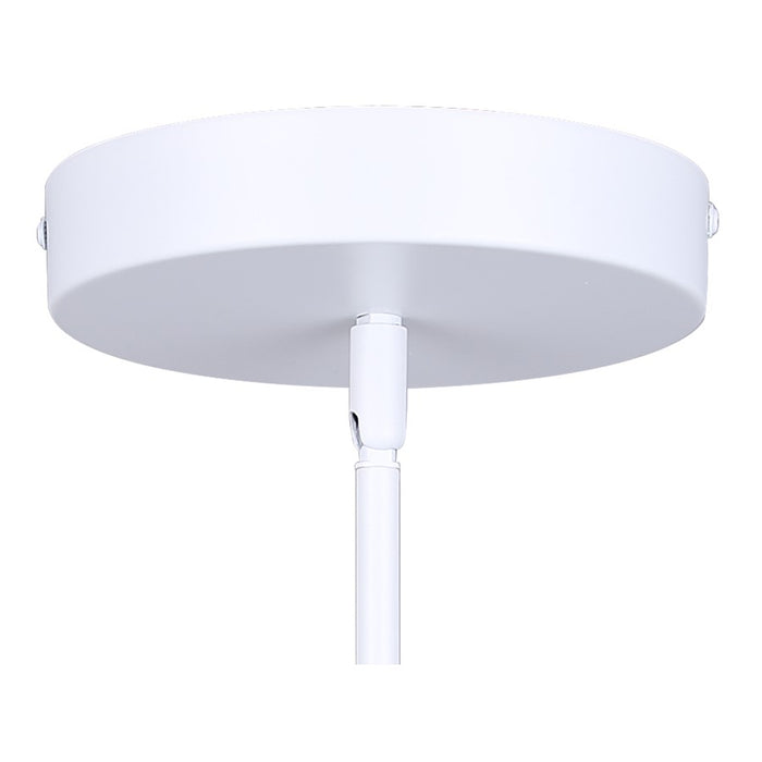 Canarm Zaria 1 Light 18.25" Chandelier, White