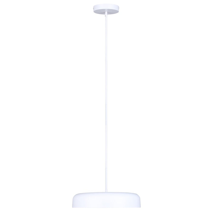 Canarm Zaria 1 Light 18.25" Chandelier, White