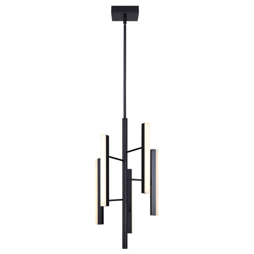Canarm Yavin 5 Light 13.13" Chandelier, Black - LCH282A05BK