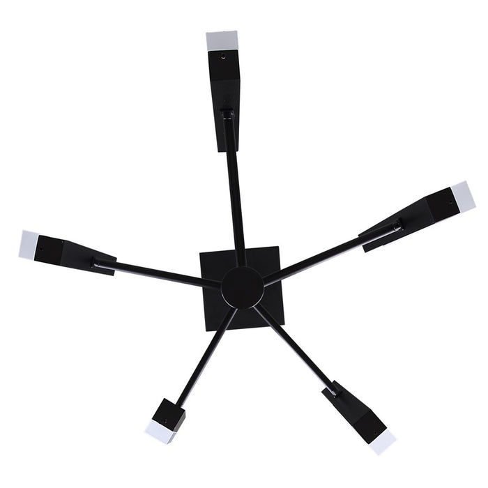 Canarm Yavin 5 Light 13.13" Chandelier, Black