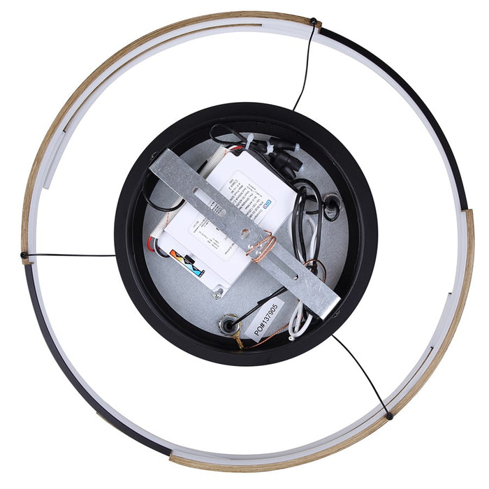 Canarm Azria 6 Light LED 23.75" Chandelier, Matte Black