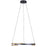 Canarm Azria 6 Light LED 23.75" Chandelier, Matte Black