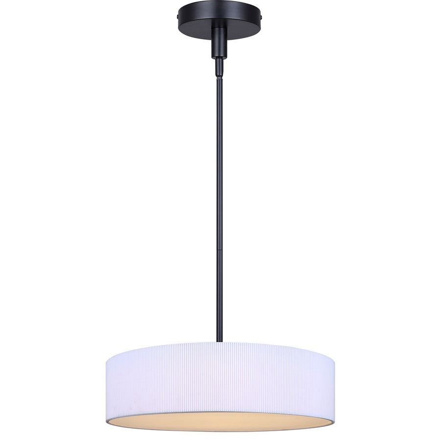Canarm Carmynn 1 Light LED 16.5" Chandelier, Black