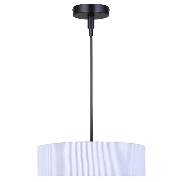 Canarm Carmynn 1 Light LED 16.5" Chandelier, Black
