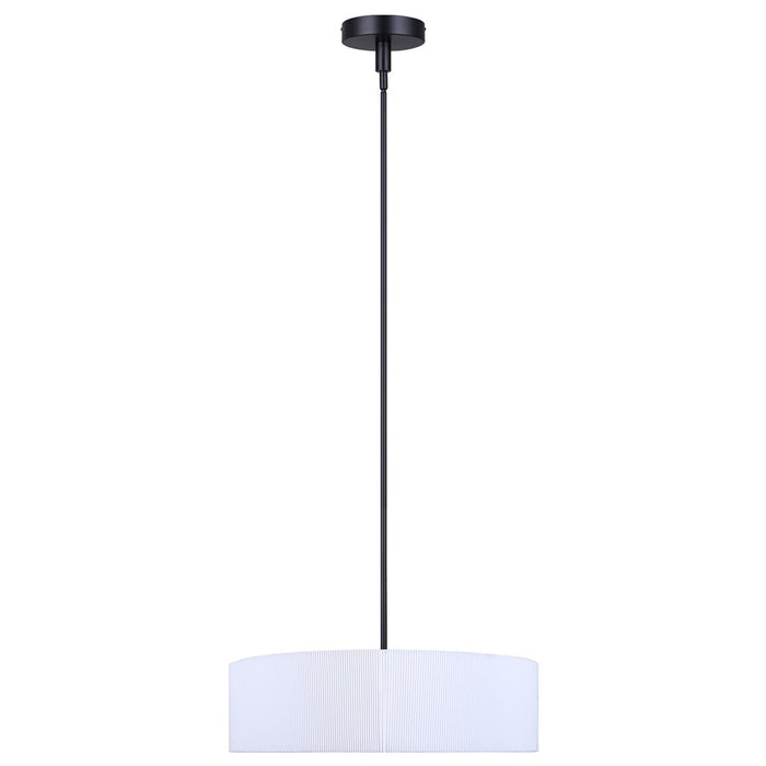 Canarm Carmynn 1 Light LED 22.25" Chandelier, Black