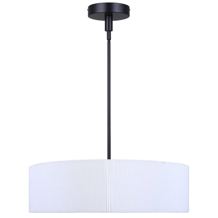 Canarm Carmynn 1 Light LED 22.25" Chandelier, Black