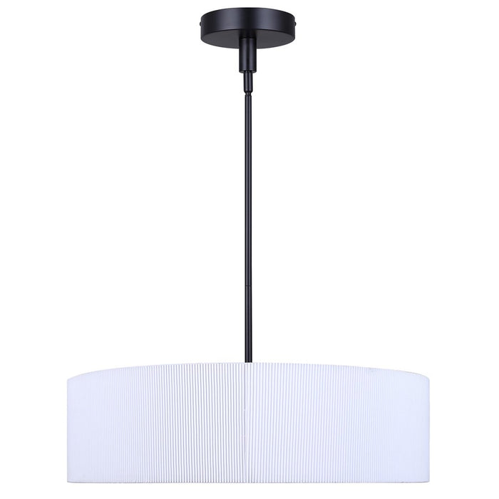Canarm Carmynn 1 Light LED 22.25" Chandelier, Black