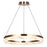 Canarm Elynn 1 Light LED 23.5" Chandelier, Gold - LCH294A24GD