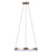 Canarm Elynn 1 Light LED 23.5" Chandelier, Gold