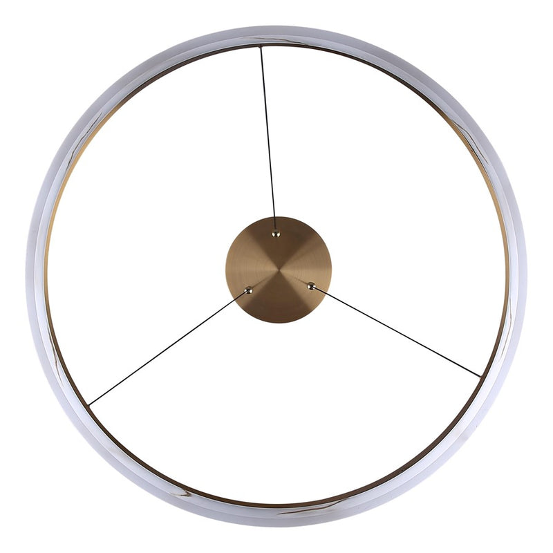Canarm Elynn 1 Light LED 23.5" Chandelier, Gold