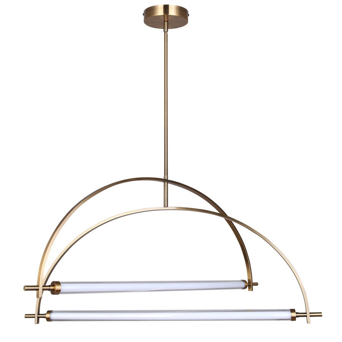 Canarm Keaton 2 Light 33.5" Chandelier, Gold