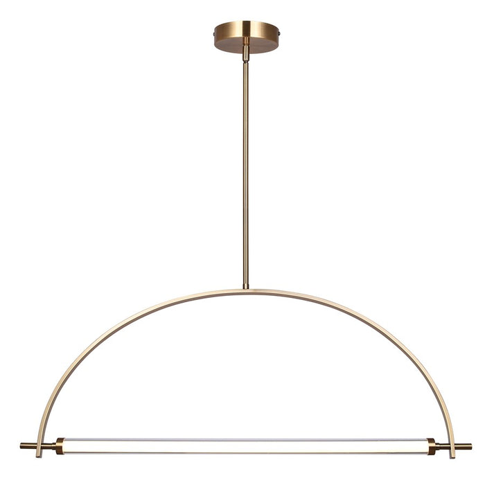 Canarm Keaton 1 Light 33.5" Chandelier, Gold