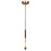 Canarm Keaton 1 Light 33.5" Chandelier, Gold