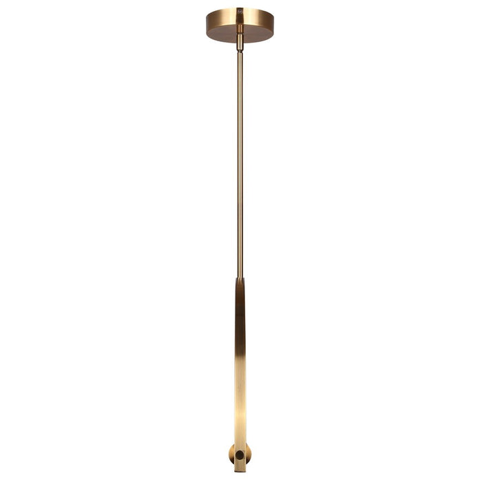 Canarm Keaton 1 Light 33.5" Chandelier, Gold