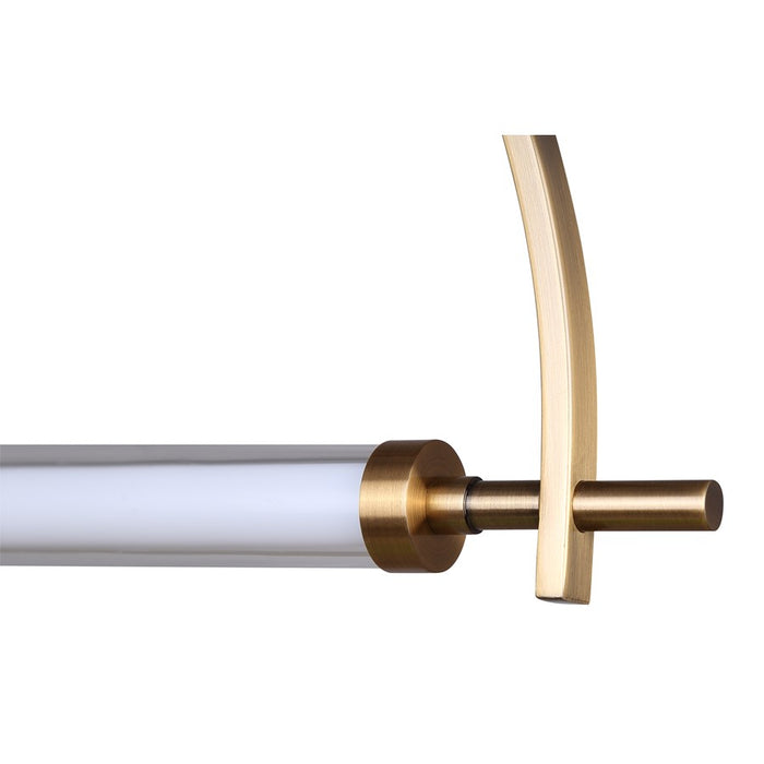 Canarm Keaton 1 Light 33.5" Chandelier, Gold