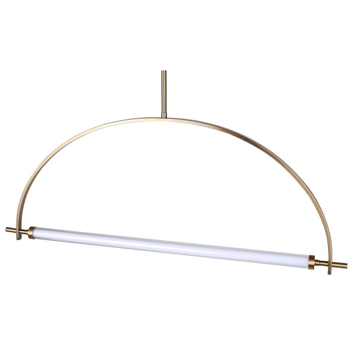 Canarm Keaton 1 Light 33.5" Chandelier, Gold